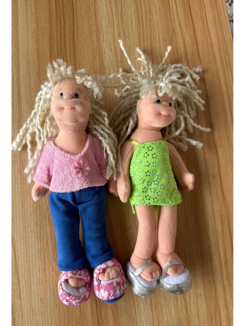 Ty Teenie Beanie Boppers Lot 2 Sweet Sally Glitzy Gabby Retired Dolls